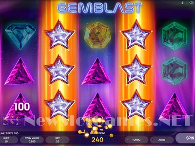 Игровой аппарат Gem Blast студии Endorphina
