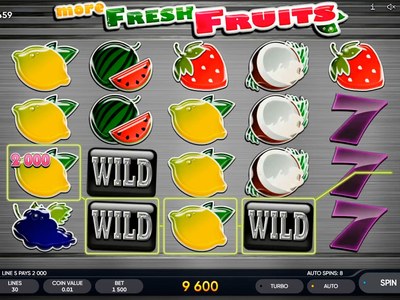 Игровой аппарат More Fresh Fruits производителя Endorphina
